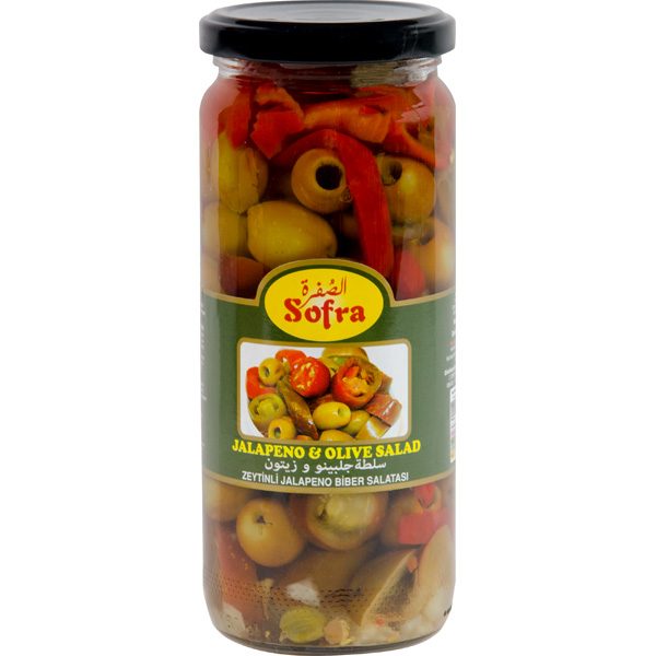 Sofra jalapeños & olives salad