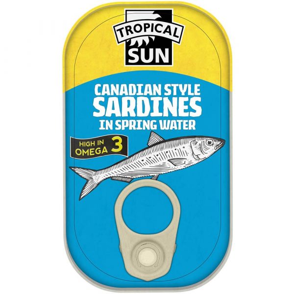 Tropical Sun Sardines In Spring water