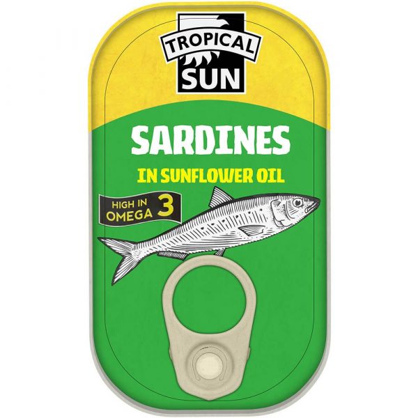 Tropical Sun Sardines In Sunflower Oil