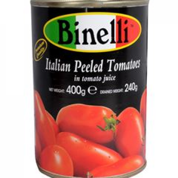 Binelli italian peeled plum tomatoes
