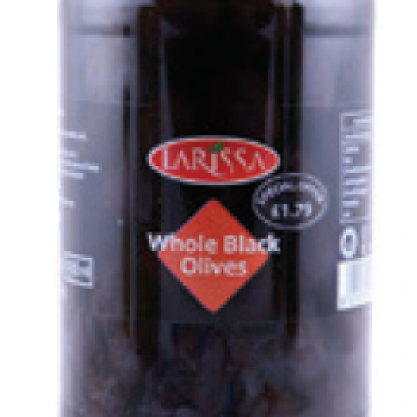 Larissa Whole Black Olives