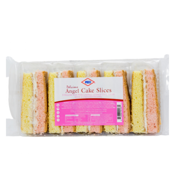 KCB Angel Cake Slices with creamed filling