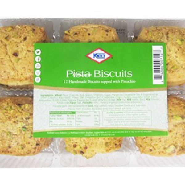 KCB Pista Biscuits topped with Pistachio