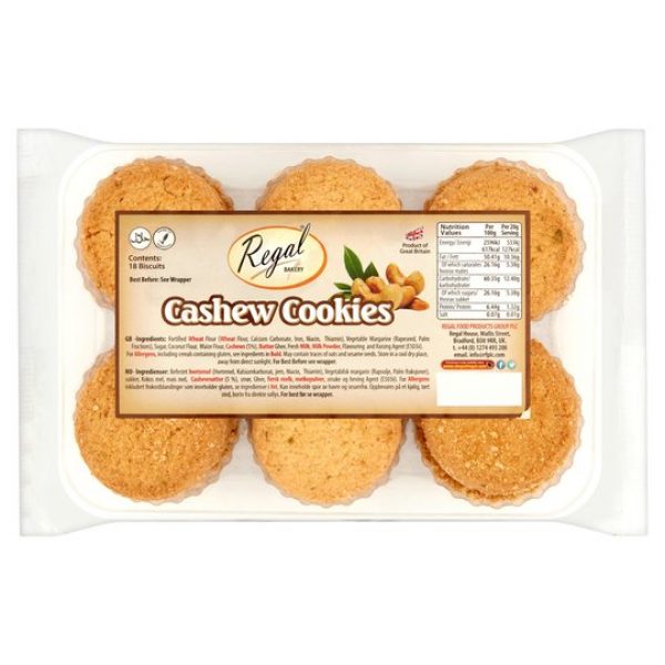 Regal Cashew Cookies