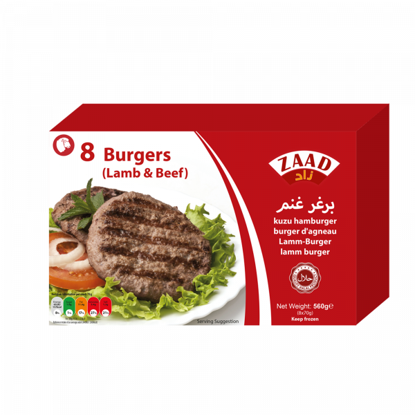 Zaad Burgers (Lamb & Beef)