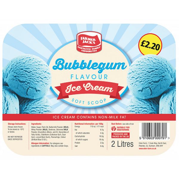 Farmers Jack Bubblegum Icecream