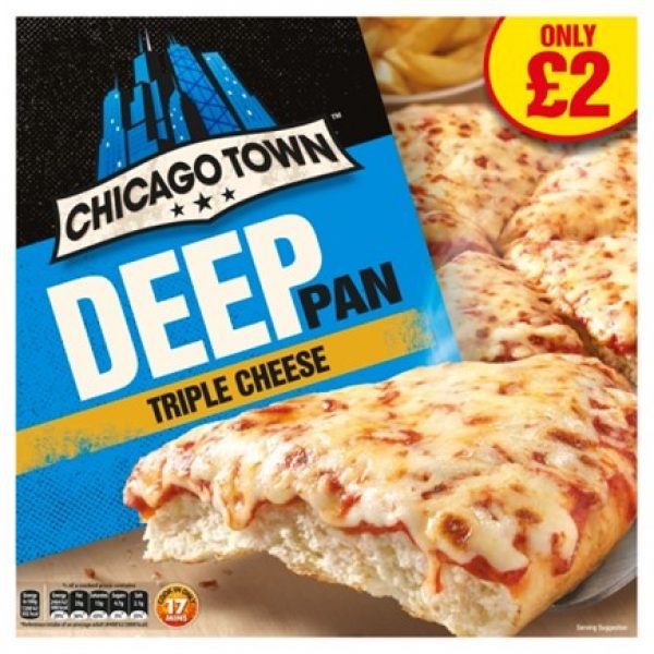 Chicago Town Deep Pan Triple Cheese Pizza