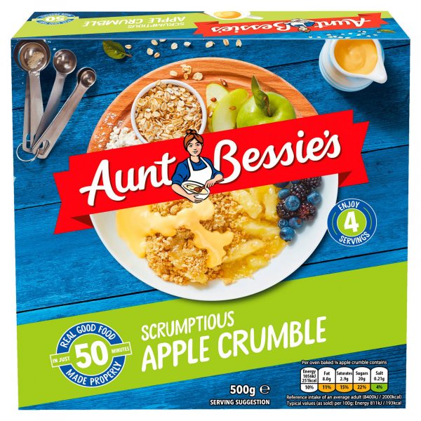 Aunt Bessies Apple Crumble