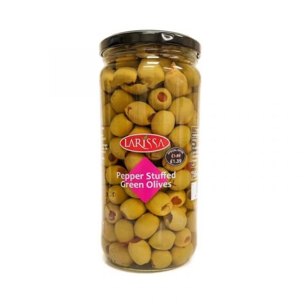 Larissa Pepper Stuffed Olives