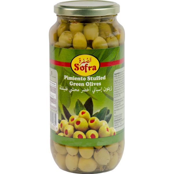 Sofra Pimiento Stuffed Green Olives